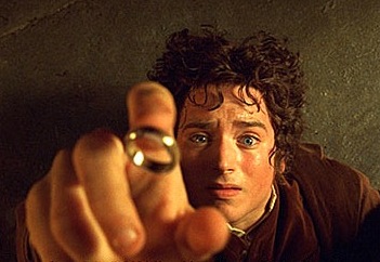 Frodo, the bearer of The One Ring. 