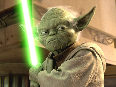 Jedi Master Yoda in Star Wars