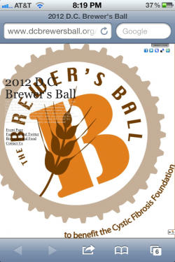 Brewer's Ball QR Code Landing Page