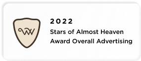 West Virginia Governor's Conference on Tourism: 2022 Stars of Almost Heaven Award for Overall Advertising