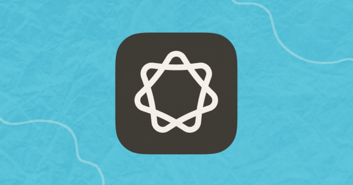 Apple Intelligence icon on a light blue background