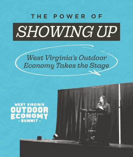 A blue graphic with the text 